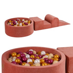 Penová hracia zostava so suchým bazénom MeowBaby® model 1233 s guličkami 200 ks