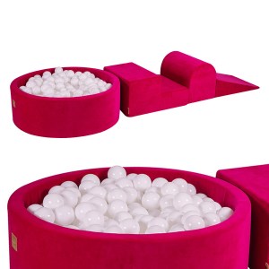 Penová hracia zostava so suchým bazénom MeowBaby® model 1272 s guličkami 200 ks