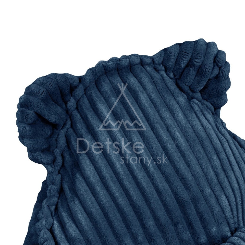 Sedací vak pre deti TEDDY Churros hard - Midnight BLUE