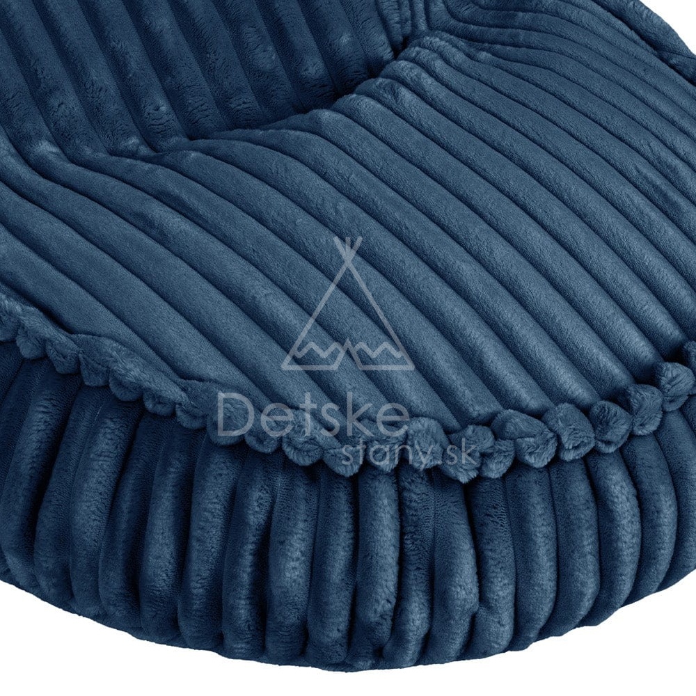 Sedací vak pre deti TEDDY Churros hard - Midnight BLUE
